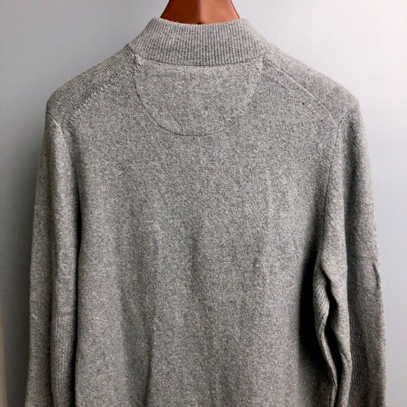 BNWT Modern Fit 1/4-Zip Sweater Size XL in Grey by Joseph Abboud - Picture 3 of 9
